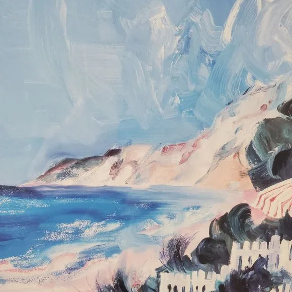 TISHA WHITNEY "Crystal Cove" LIMITED EDITION SIGNED LITHOGRAPH of Seaside, Beach